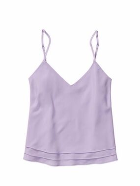 Sunday Best Lavender V-Neck Cami with Double-Hem